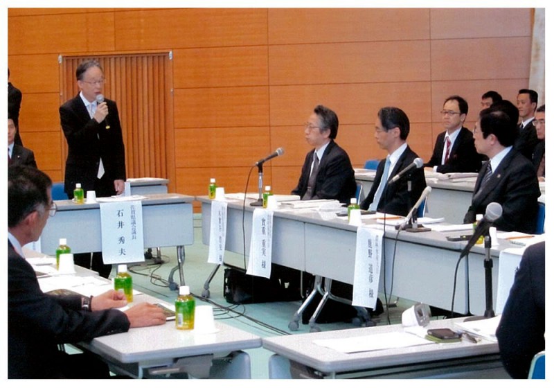 2012年4月7日　鹿野大臣との意見交換会