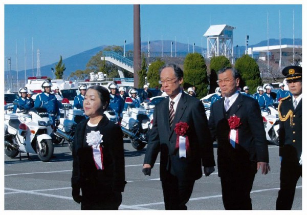 2013年1月11日　県警年頭視閲式