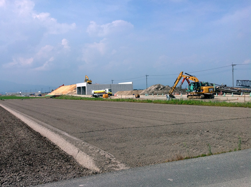 有明海沿岸道路三王・芦刈現場