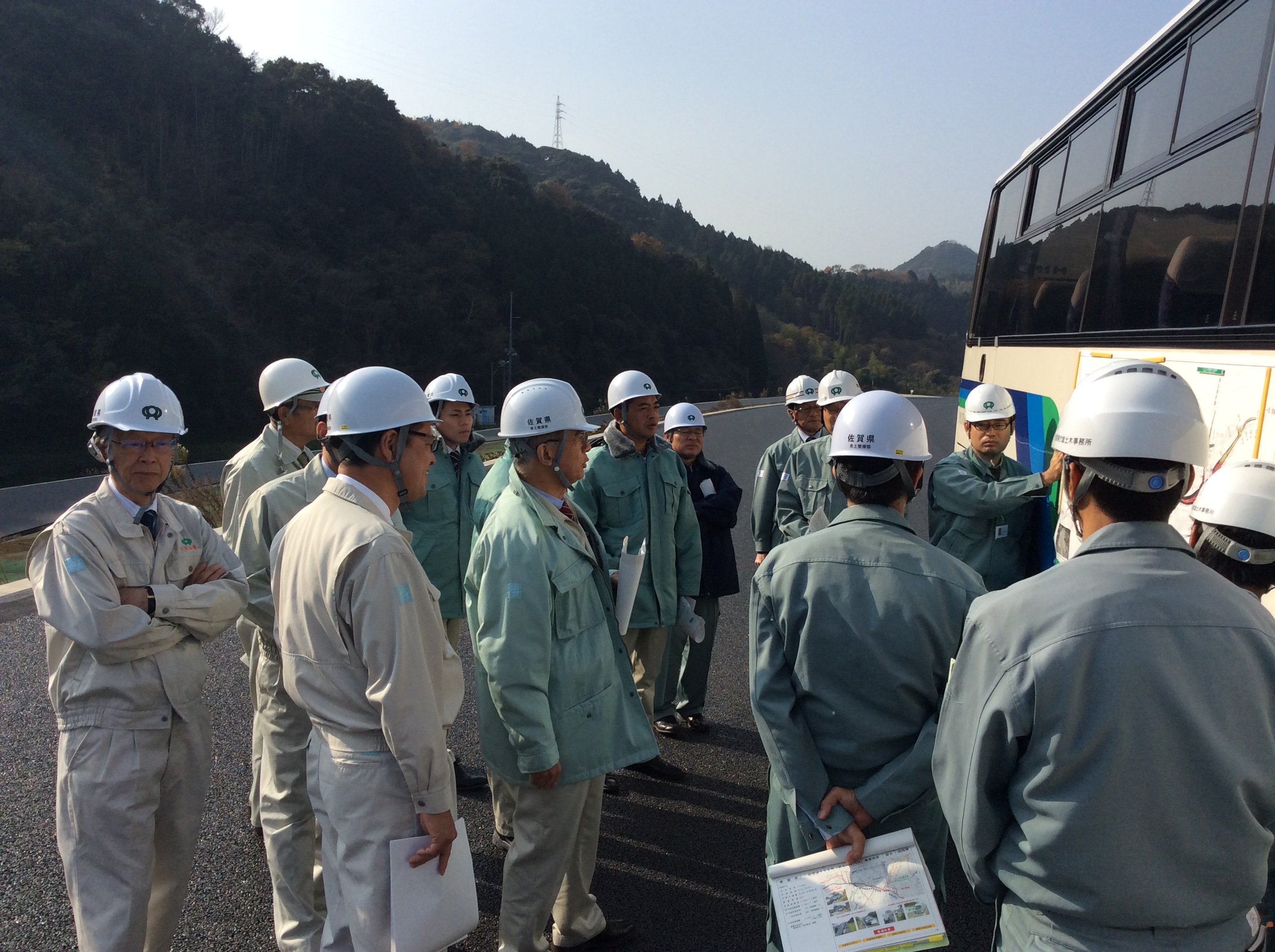 2016年12月9日　県土整備・警察常任委員会　現地視察 （若木バイパス）